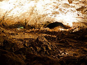 Der Große Dom in der Heimkehle, einer Schauhöhle östlich von Nordhausen im Harz