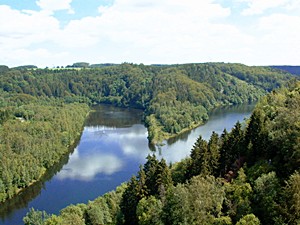 Die Rappbode-Talsperre ist die größte Talsperre im Harz und verfügt mit 106 Metern über die höchste Staumauer deutschlandweit