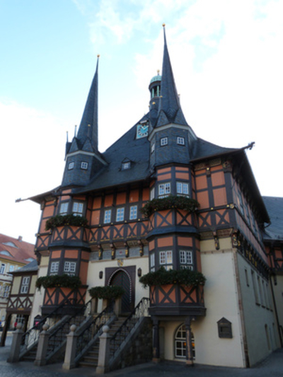 Das Rathaus in Wernigerode