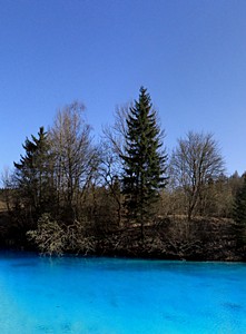 Der Blaue See bei Rübeland ist ein sehr lohnenswertes Ausflugsziel im Harz-Urlaub