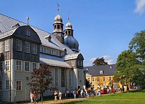 Die Marktkirche in Clausthal ist die größte Holzkirche Deutschlands